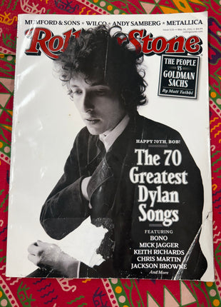 Rolling Stone Magazine, Happy 70th Bob