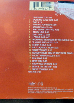John Lennon : Wonsaponatime (CD, Comp, Promo, Dig)
